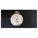 Elgin Pocket Watch, runs, chipped dial