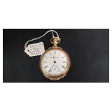 Elgin 11J Pocket Watch G.F Case, 18S, runs
