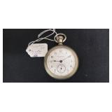 Hampden 18S Private Label Pocket Watch, working