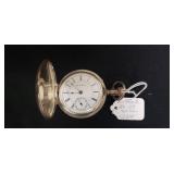 Rockford 18S 17J Coin Silver Hunter Case Pocket