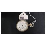 U.S Watch Co. Waltham Pocket Watch, runs