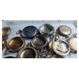 Lot of Gold Filled & Coin Silver Watch Cases