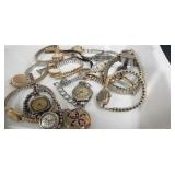 16 Vintage Ladies Watches G.F etc.