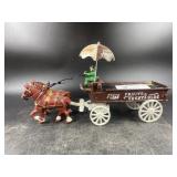 Contemporary Horse Drawn Wagon