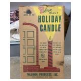 Vintage Poloron Giant Holiday Candle