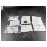 Tray: Early Foreign Coins