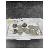 $9.50 in Silver Walking Liberty Half Dollars