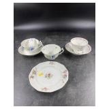 (3) Vintage Cups & Saucers