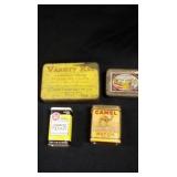 4 Advertising Tins