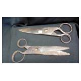 Pair of 19th Century Hand-forged Scissors