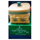Longaberger Green 2000 Let it Snow Basket