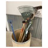 Lot of Long Handled Tools