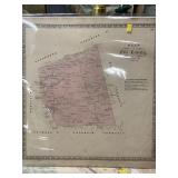 Vintage Map of Eden Township & Brecknock Twp.