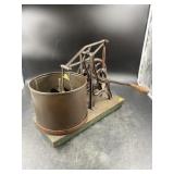 Primitive Hand Crank Butter Churn