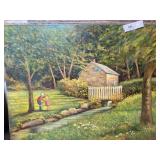 Oil on Canvas Painting by AF Hermansader