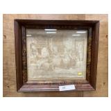 Walnut Shadowbox Frame with Print