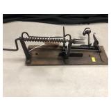 Primitive Apple Peeler Mounted on Original