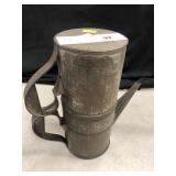 Unusual Vintage Tin Strainer