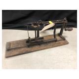 19th Century Apple Parer Mounted on