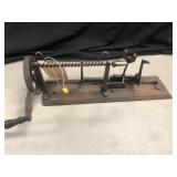 19th Century Apple Parer Mounted on