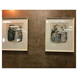 Pair of French La Mode Illustr