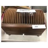 Wooden Walnut Desk Organizer