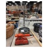 Sander and Rotating Show Rack