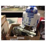 Box of Starwars Vehicles and Figurines