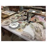 Textiles, Collector Plates, Etc.