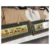 Oriental Style Pictures and Blanket