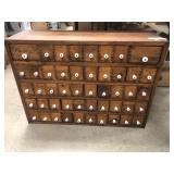 Early Wooden Divided Compartmental Box