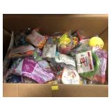 Box of McDonalds Happy Meal Toys