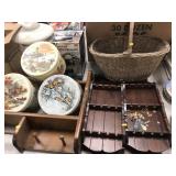 Wet Dry Vac, Early Basket, Table Lamp, etc.