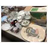 Hobnail Milk Glass, Pfaltzgraff, Collector Plates