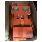 Box: Plastic Race Track & Buildings