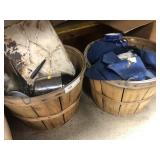 2 Baskets: Kitchenwares, Pottery, etc.