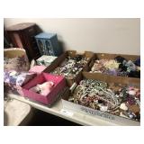 Table:Costume Jewelry and Jewelry Boxes