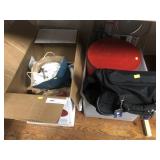 2 Boxes: Tote Bag, Tins, Misc. Collectibles