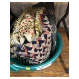 Braided Rug & Misc. Textiles