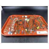Variety of Necklaces on Tray