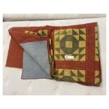 Vintage Block Pattern Quilt