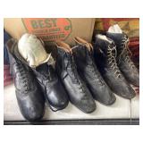 (3) Pairs of Victorian Ladies Shoes