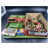 Early 12 Gauge Shotgun Shells & Misc. Fishing Item