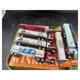 (6) Winross Advertising Trucks