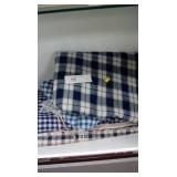 Blue Checked-Pattern Material
