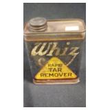 Whiz Tin Litho Advertising Can