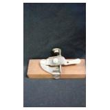 Pencil Sharpener Mounted on Wooden Block