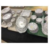 Approx 91 Pc Set of Edelstein Bavaria China