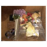 Box: Collectibles, Paperweight, Candlesticks,etc