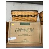 Longaberger 1997 Collectors Club Welcome Home